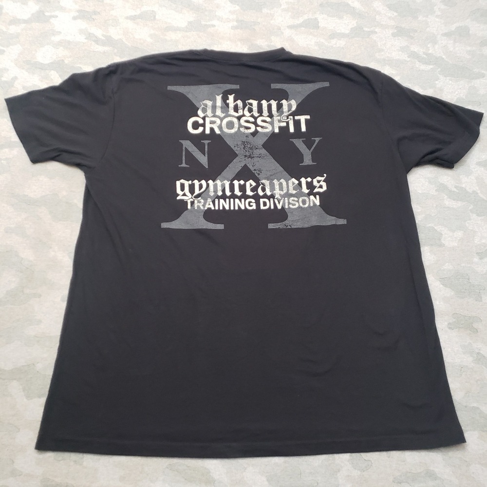 Gymreapers Shirt Mens 2X Black Short Sleeve Gym Fitness Running Athletic